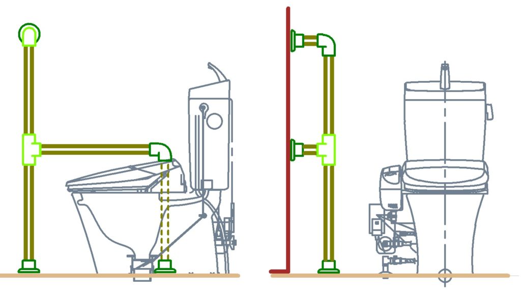 イレクターでつくる アイデア手すりdiy 暮らしをほんのり豊にするアイデア 楽しもうdiy