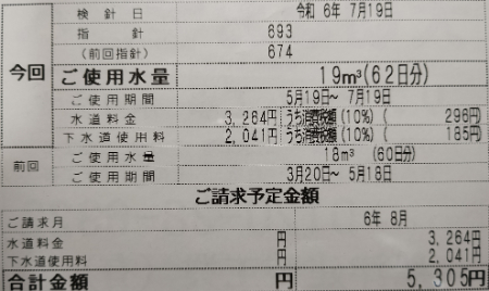 R6 7 19 上下水道代