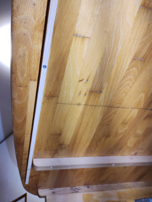 角材の取り付け