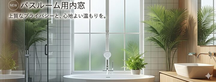 バスルーム用内窓